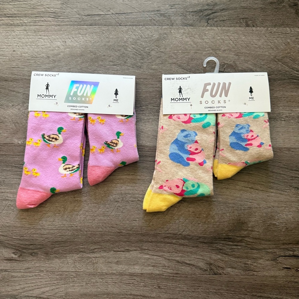 Fun Socks Mommy & Me bundle